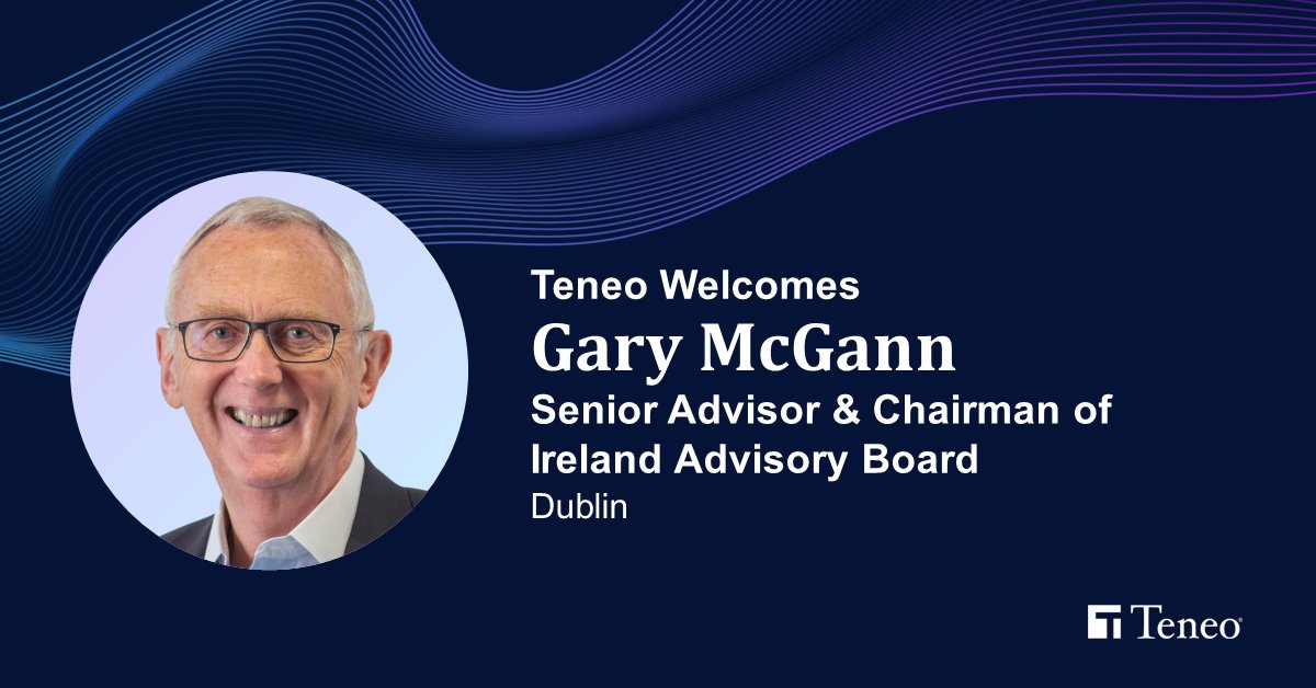 Teneo is pleased to announce the appointment of Gary McGann as a Senior Advisor and Chairman of Teneo’s Ireland Advisory Board. In this role, Gary will help advise the firm’s clients and support the ongoing growth of Teneo’s business in Ireland. 

hubs.li/Q02NpyTF0