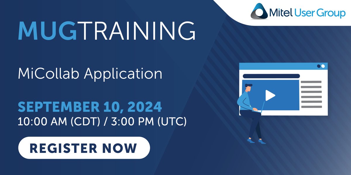 Mitel User Group (@mitelusergroup) on Twitter photo Level up your <a href="/Mitel/">Mitel® Official</a> integration skills! Join MUG for a focused training on #MiVoice Business & #MiCollab integration. Learn from a #Mitel Technical Instructor & master the Configuration Wizard for seamless installations. Don't miss out! Register now: bit.ly/3X80zKV Level up your <a href="/Mitel/">Mitel® Official</a> integration skills! Join MUG for a focused training on #MiVoice Business & #MiCollab integration. Learn from a #Mitel Technical Instructor & master the Configuration Wizard for seamless installations. Don't miss out! Register now: bit.ly/3X80zKV