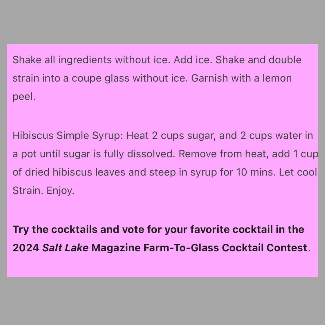 DentedBrick's tweet image. 2024 Farm-To-Glass Cocktail Entry using  

             🌺 HIBISCUS GIN SOUR🌺

         DENTED BRICKBRICK™ GIN

FLANKER KITCHEN + SPORTING CLUB 

Created by: TUCKER CASTLE

Photo Credit: Natalie Simpson/Beehive Photography