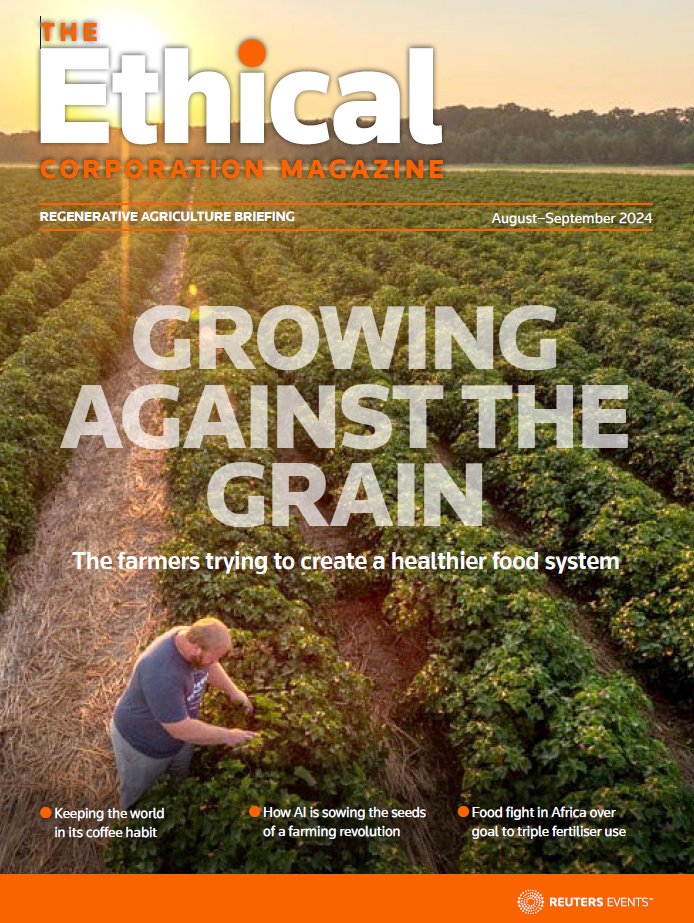 #EthicalCorp's latest issue on #regenerativeagriculture  is out. With articles by <a href="/mikescottgreen/">Mike Scott</a> <a href="/Cat_Early76/">Catherine Early</a> @AngeliMehta <a href="/jmollins/">Julie Mollins</a> <a href="/OLIVERBALCH/">Oliver Balch</a> <a href="/tslavinm/">Terry Slavin</a> <a href="/RobinHicks_/">Robin Hicks</a> <a href="/SharonBligh75/">Sharon Bligh</a> <a href="/WWF/">WWF</a> #Cocoa #Soy #PalmOil #Coffee #Deforestation #cerrado @LiamDowd10  1.reutersevents.com/LP=37396