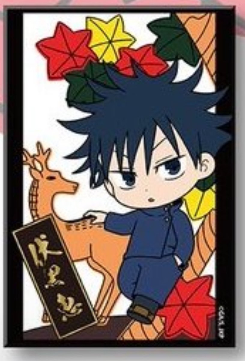 sukugojos's tweet photo. augh….megumi on the deer hanafuda card… https://t.co/5BYtUv4EGv