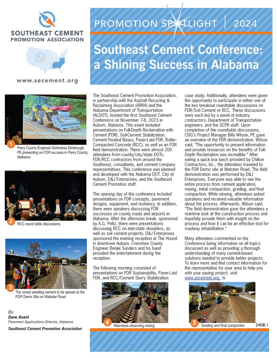 Read our August Spotlight #1: Southeast Cement Conference: a Shining Success in Alabama
secement.org/.../09/2408_1_…