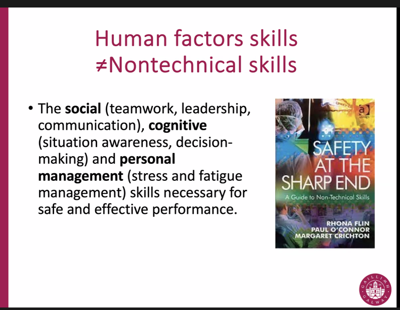Dr Paul O'Connor introduces three myths of human factors. #Humanfactors do not equal individual #nontechnicalskills. Systems level changes are also required.