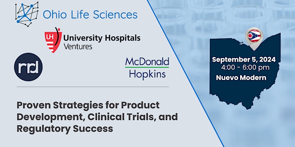 Don't miss Proven Strategies for Product Development, Clinical Trials &amp; Regulatory Success in #Cleveland on September 5th!
Connect with industry leaders, share best practices, and gain valuable insights from experts. 
Register now for this can't-miss event!tinyurl.com/23c3kxhn