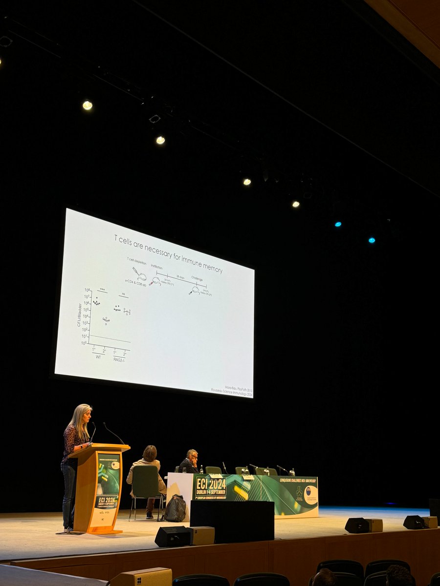 📢🔴Symposium on Tissue Resident T Memory Cells with Georg Stary, Liv Eidsmo and Molly Ingersoll! Engaging talks about their role in skin and mucosal membranes, in psoriasis, and urinary tract infections💡
 
👏A big thank you to Chairs Frode Jahnsen, Kingston Mills for guiding