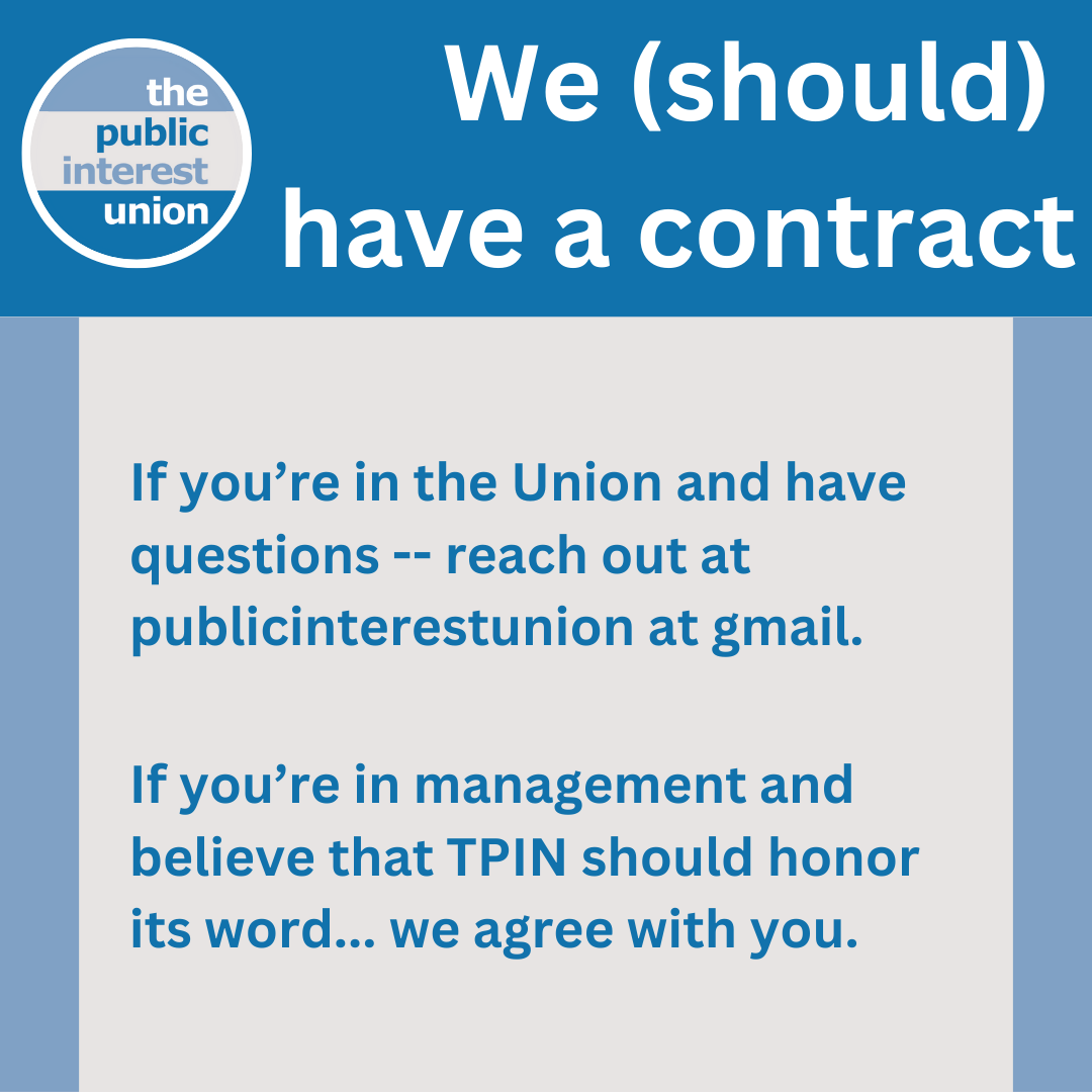The Public Interest Union #Blue4TPIU tweet media