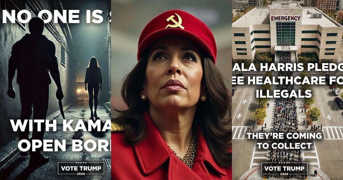 PixfanUk's tweet photo. The Trump Campaign Went on an AI Image Spree Over the Labor Day Weekend https://t.co/1eCVbRXMlL https://t.co/Qjf0Q7AWeA