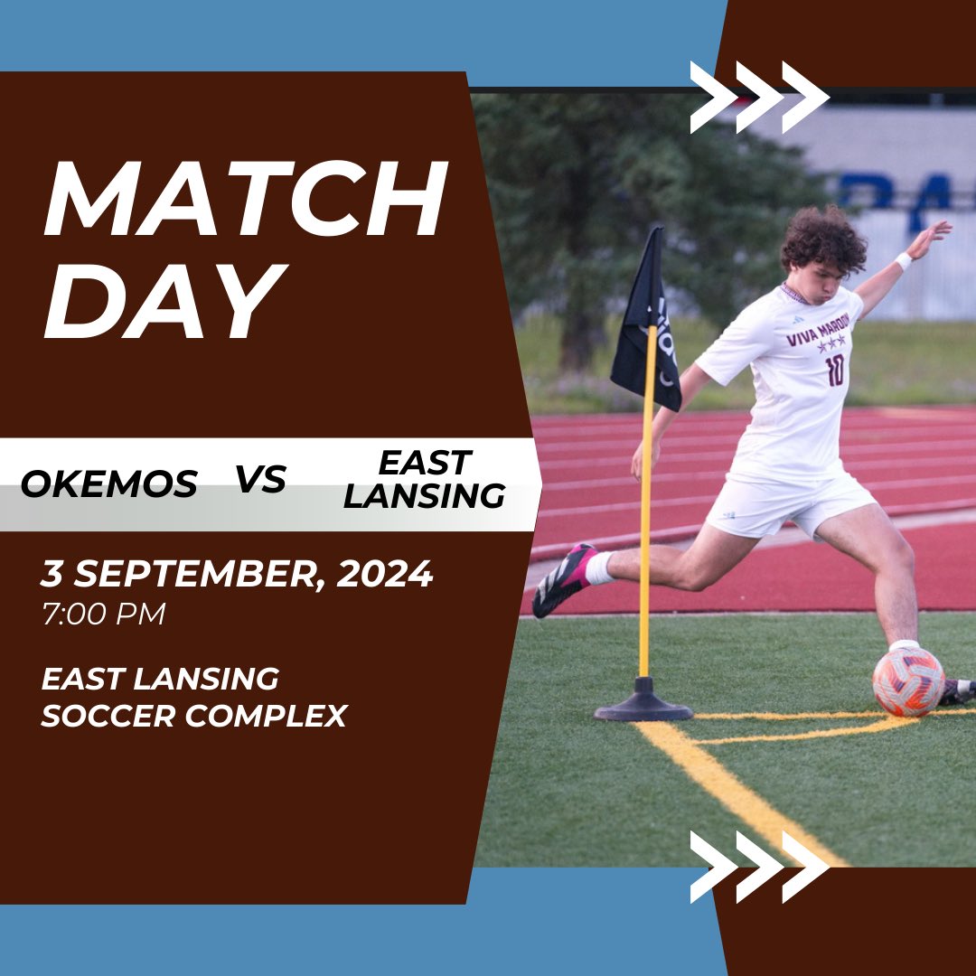 Come show your support as we take on the East Lansing Trojans tonight at the EL Soccer Complex. VIVA MAROON!

JVB @ 5:30pm
JVA @ 5:30pm
Varsity @ 7:00pm