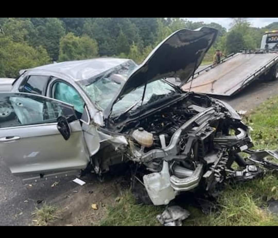 Founder Karla Harris of MOMCC was the driver of this car along with her husband, father, 7 yr old daughter, and 3 month twins. An impaired driver hit them while on vacation on Highway 55 in New Jersey over the weekend. THEY ARE ALL ALIVE! THANK YOU GOD! Please help!  $kkarlaaaa