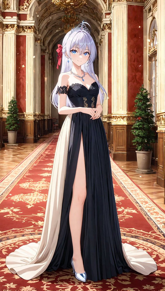 プリンセスドレスなアーリャさん集 #ロシデレ #AIイラスト