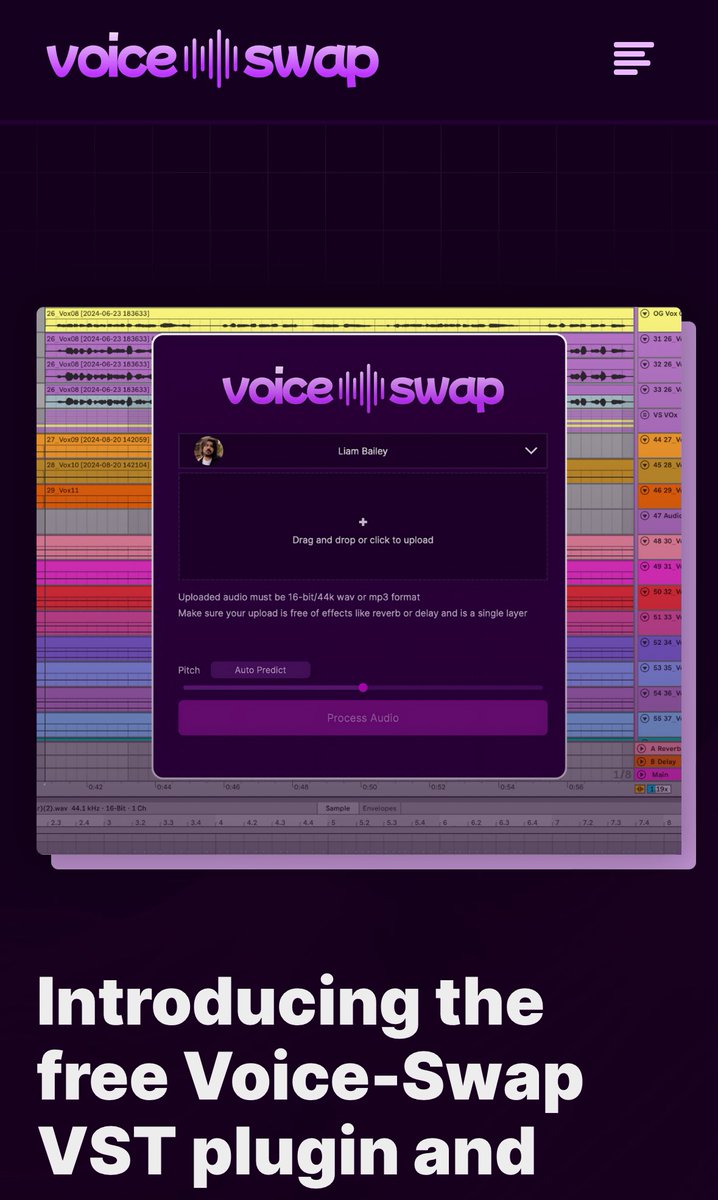 You can now create and host your own models in voice swap and use them in our 🥁

FREE <a href="/voiceswapai/">Voice-Swap.ai</a> VST Plugin!!!

voice-swap.ai/blog/vst-plugin