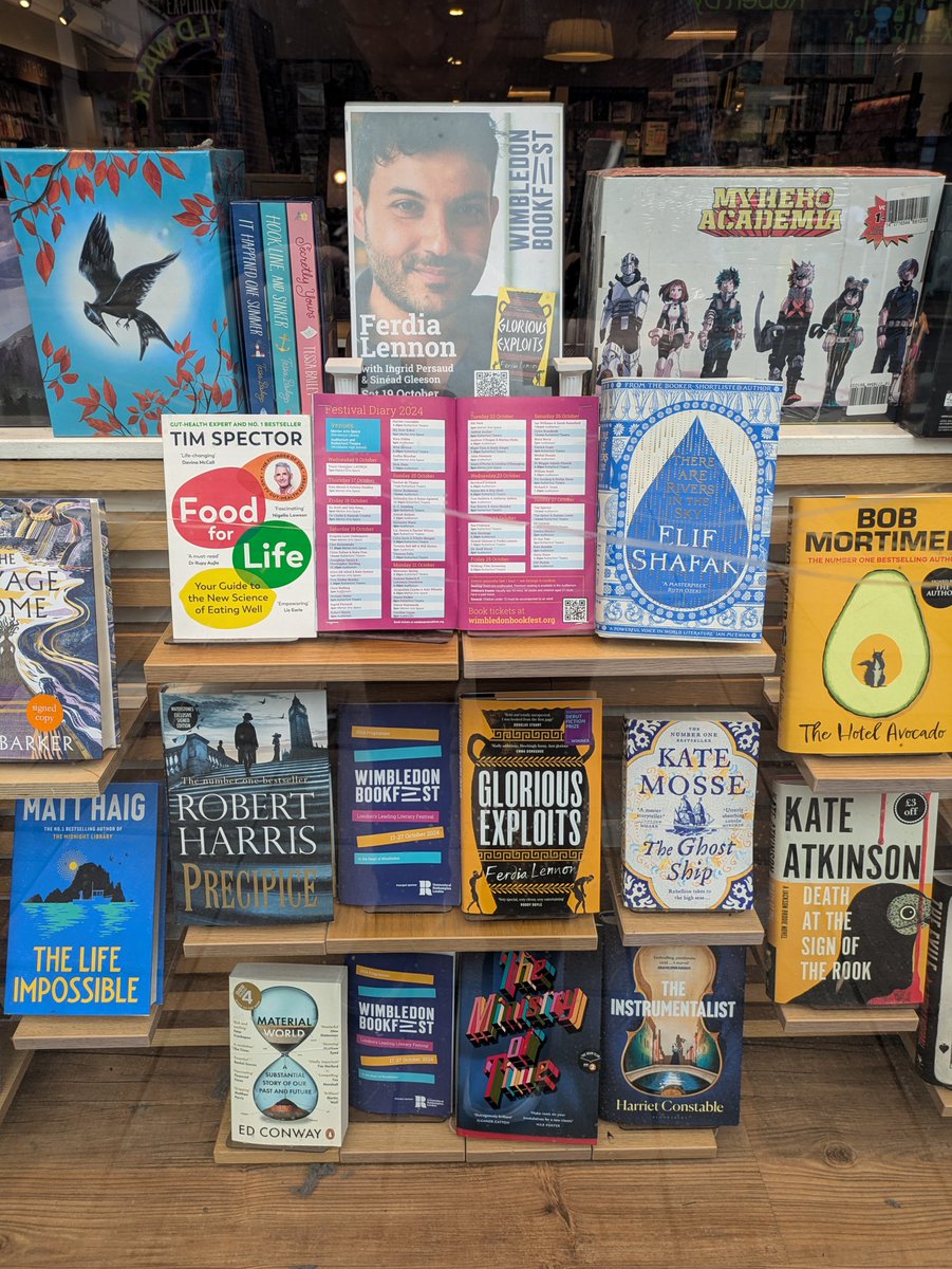 Waterstones Wimbledon (@wimblestones) on Twitter photo Check out our <a href="/Wimbookfest/">Wimbledon BookFest</a> display in our shop window! We have free programmes you can pick up in our shop and see below for a link to buy tickets to the fantastic events -
wimbledonbookfest.org/festivals/fest… Check out our <a href="/Wimbookfest/">Wimbledon BookFest</a> display in our shop window! We have free programmes you can pick up in our shop and see below for a link to buy tickets to the fantastic events -
wimbledonbookfest.org/festivals/fest…