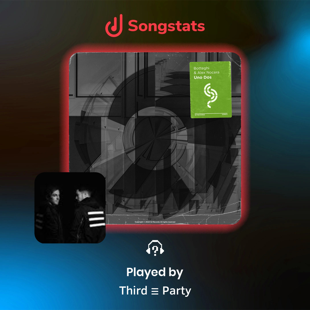 <a href="/alexnocera/">Alex Nocera</a> Woohoo!! Your track "Uno Dos" was just played by Third ≡ Party on Zenless Zone Zero, Creamfields North, United Kingdom! Get notified on the Songstats App.