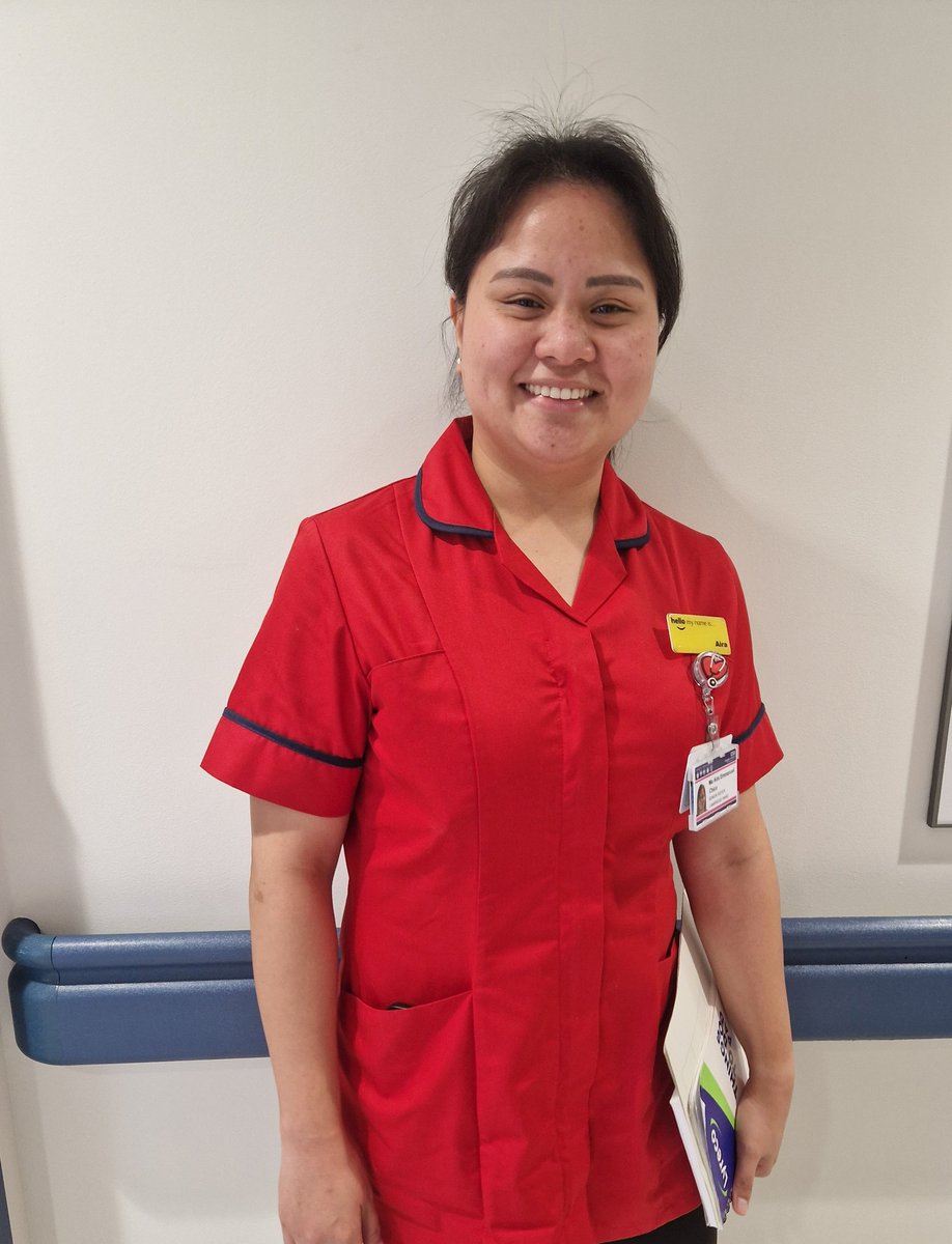 Meet Aira, our new Matron for Trauma and Orthopaedics. 🦴🦴
@KingstonHospNHS <a href="/sarahshade/">sarah shade</a> @BereniceConstab <a href="/NicholaKane2/">Nichola Kane</a> <a href="/RupWharton/">Rupert Wharton</a> <a href="/SarahJoseph67/">S Joseph 💙</a>