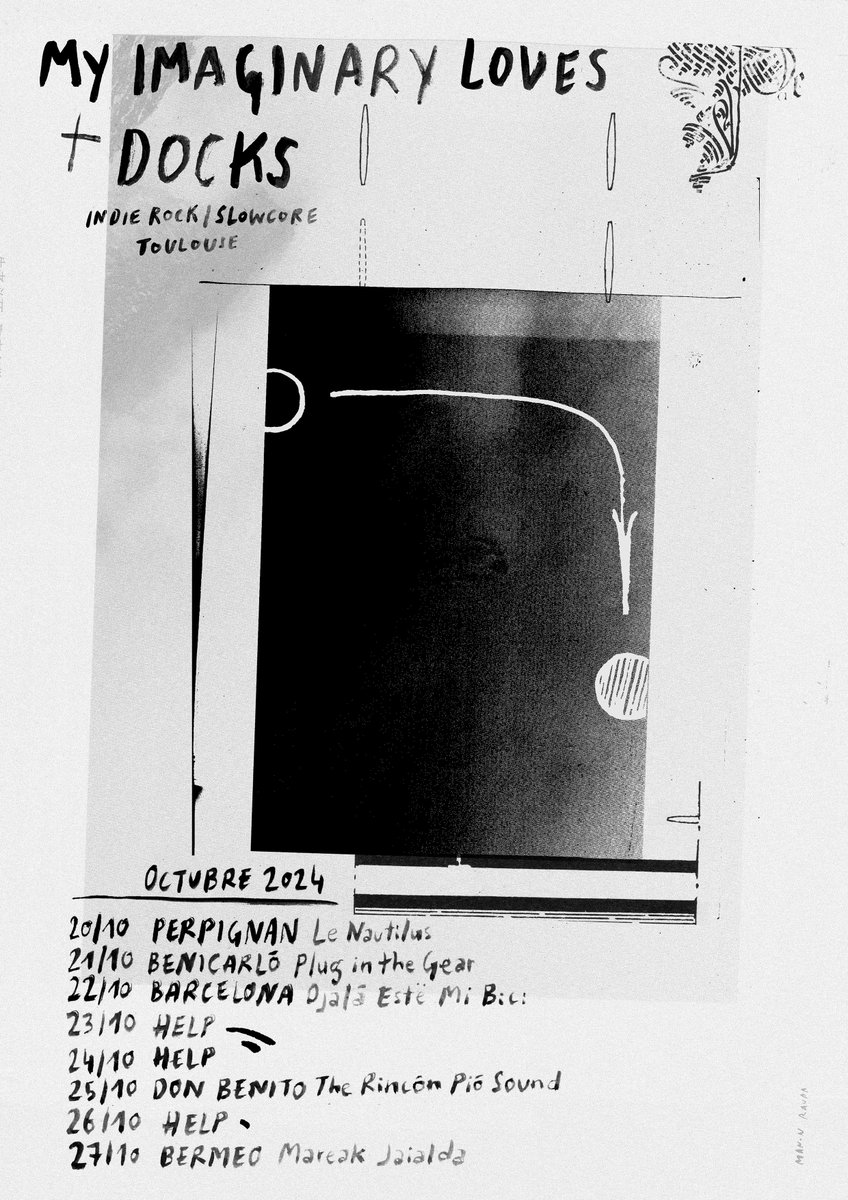 docks_band's tweet image. Vamos a girar con @ImaginaryLoves en octubre pero nos faltan fechas!🙏
23/10 Valencia, Zaragoza?
24/10 Úbeda, Madrid?
26/10 Oviedo, Valladolid?