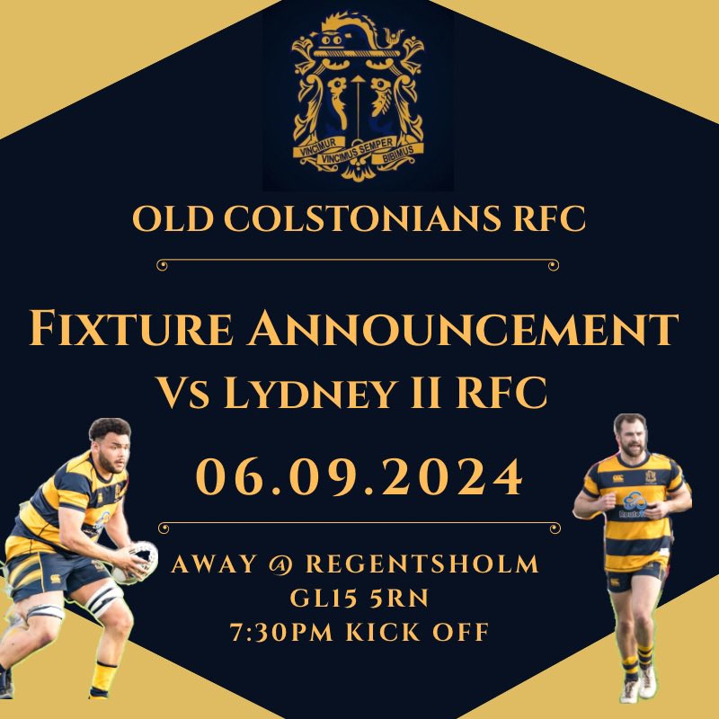 OC_RFC's tweet image. 🔷🔶 Fixture Announcement 🔶🔷

OCRFC will kick off the 2024/25 season with Friday evening game up at @lydney_rfc