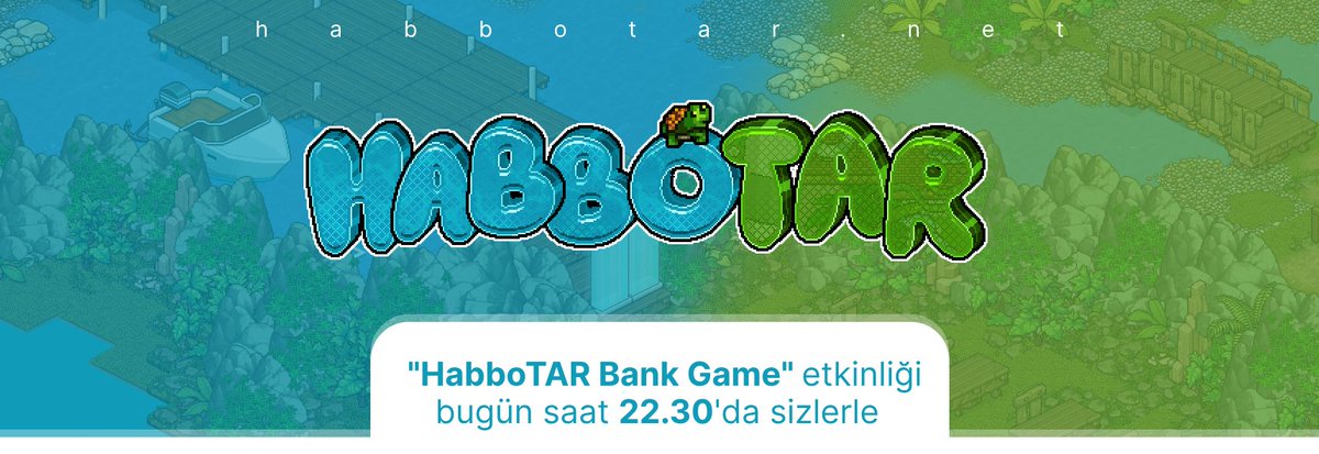 Bugün, 3 Eylül saat 22.30'da HabboTar tarafından düzenlenecek "Bank Game" etkinliği başlıyor!  

Etkinliğimize katılın ve harika ödüller kazanma şansını yakalayın! 🎁

HabboTar bir tık ileride🚀 
#Habbo <a href="/habbo_tr/">Habbo TR</a>