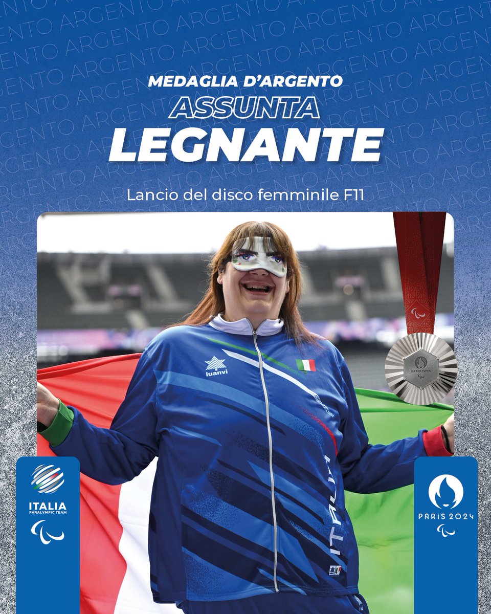 SVENTOLA IL TRICOLORE ASSUNTA!!!!

Assunta Legnante è ARGENTO nel lancio del disco femminile F11

Cominciamo così il #day6!

Foto  Pavia Gomez/CIP