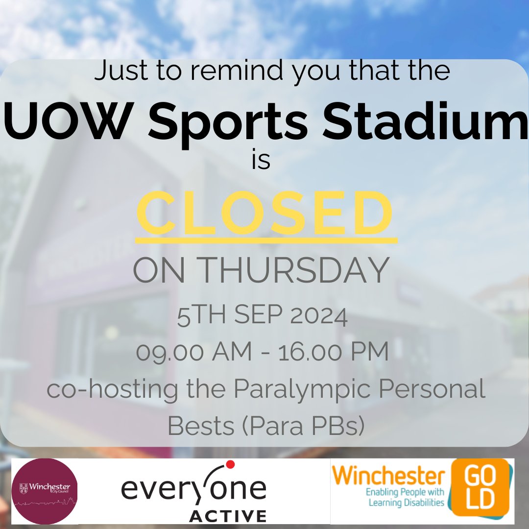 Excited to be co-hosting the Para PB 2024 on Thursday 5th September!📷