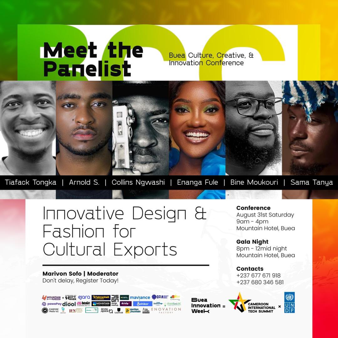 FynSimi's tweet image. Creativity for cultural exploits. At the just concluded Buea innovation week by  @DenzelMedia @mountainhubb @UNDP. Thank you for having me. Let’s rekindle the importance of our culture, the importance of sticking to our roots and using these to promote our Nation Cameroon🇨🇲 .