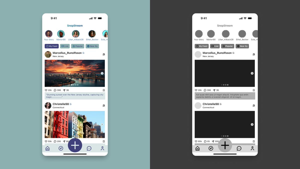 ashish1lexbaa's tweet image. Day 20 of my #50DaysUIChallenge! Designed a vibrant home page for a social media app. Each day brings new creativity and growth. Excited for what’s next! 🌟
#UIDesign #UXDesign #AppDesign #DesignChallenge #CreativeJourney