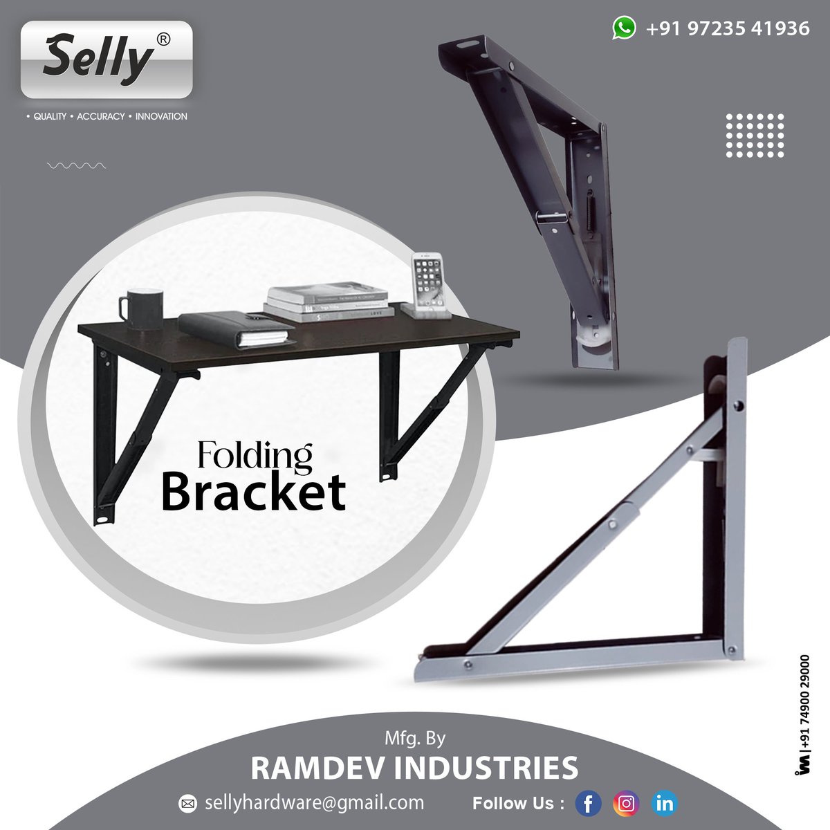 ibais_hardware's tweet image. RAMDEV INDUSTRIES (RAJKOT)

For enquiry via WhatsApp click: 
ibais.biz/9723541936

Mr.Rineshbhai Patel - 97235 41936
#foldingbracket #tablebracket #hardware #hardwarefitting #homehardware #furniturehardware
.
@ibais_hardware