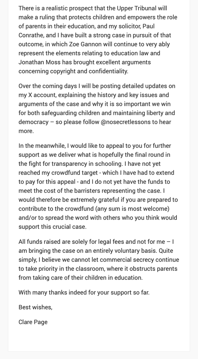 Clare Page : No Secret Lessons tweet media