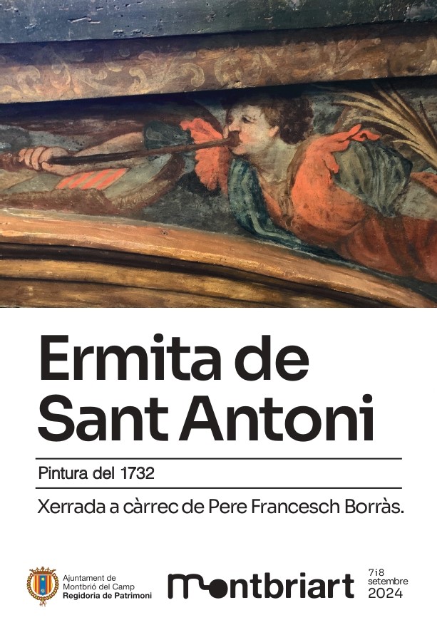 👉 Una de les activitats que es podran fer durant el Montbriart és la visita guiada a l'Ermita de Sant Antoni.
📆 Dissabte 7 a les 20 i diumenge 8 a les 19
ℹ️ Podrem conèixer una mica més sobre tota l'ermita i especialment sobre les recent restaurades pintures del cor