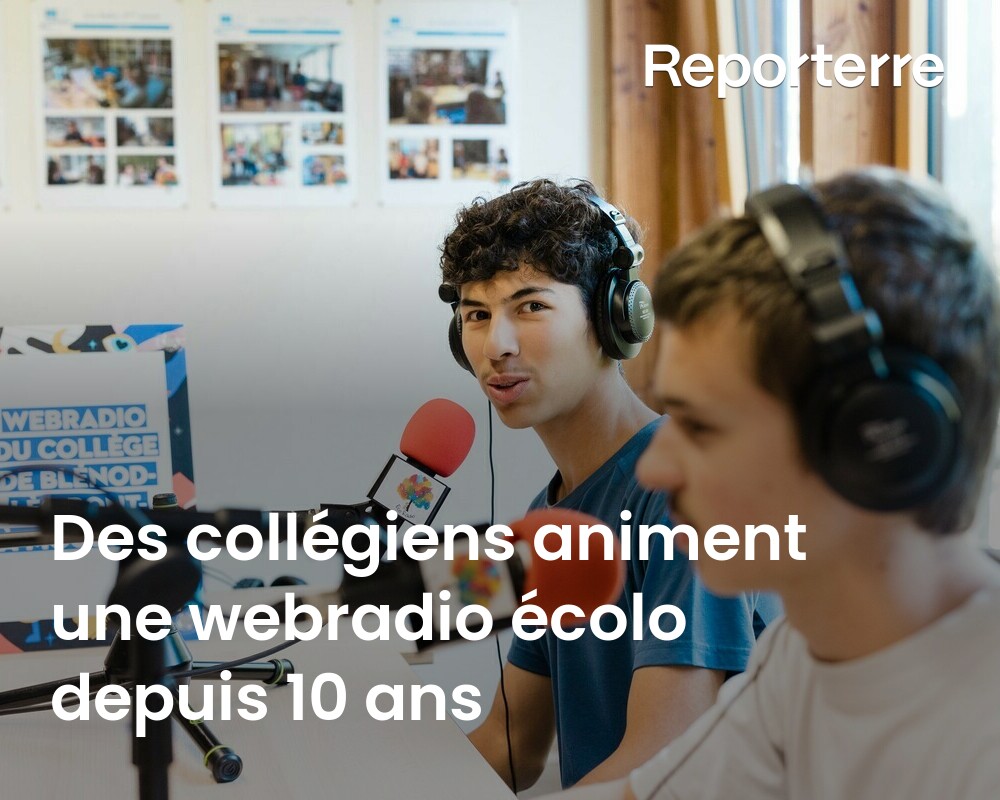 Au collège Vincent Van Gogh, en Meurthe-et-Moselle, Éco Radio affiche une impressionnante longévité.

Lire l'article ➡️ l.reporterre.net/2oD