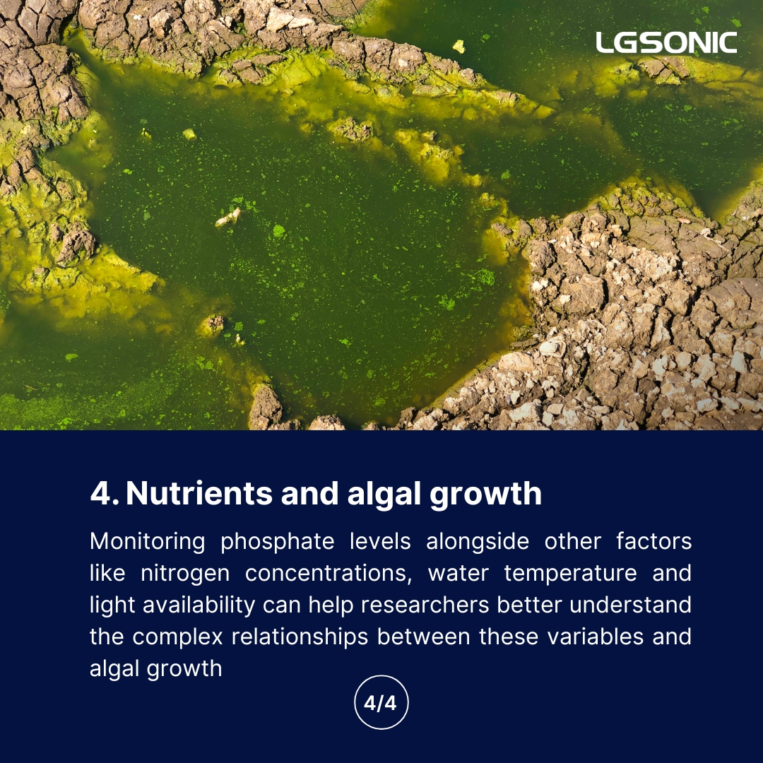 𝐏𝐡𝐨𝐬𝐩𝐡𝐚𝐭𝐞 𝐦𝐨𝐧𝐢𝐭𝐨𝐫𝐢𝐧𝐠 plays a crucial role in predicting and preventing algal blooms.

With our real-time data and multi-depth sensors, you can stay informed about early warning signs of potential algal blooms in waterbodies.
#algalblooms #ultrasoundtechnology