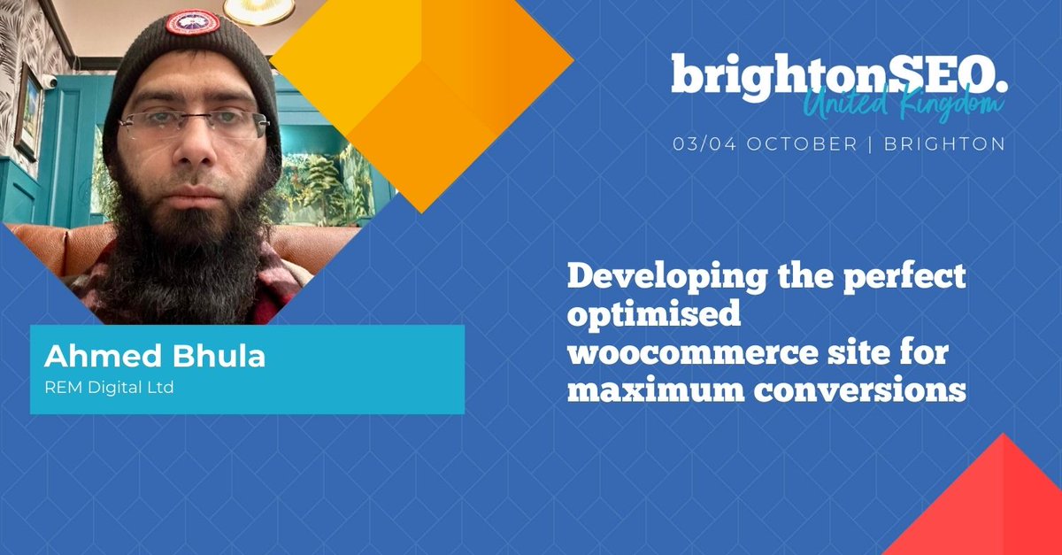 I'm excited to announce that I will be speaking at <a href="/brightonseo/">brightonSEO</a> UK. Join me at the world's largest search marketing conference this October in Brighton. 

brightonseo.com

Look forward to seeing you all there!

#brightonSEO