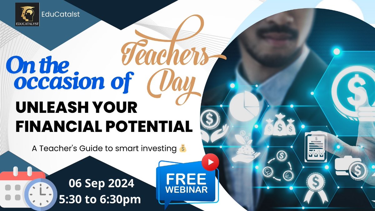 Dear Educators, 🎉On this *Teachers' Day*, Join us for the *Teachers Excellence Award 2024 Ceremony* and a transformative 🎁 *FREE* Workshop to empower educators with the financial wisdom to secure their future.
Learn more Here: facebook.com/share/p/cbdJCq…