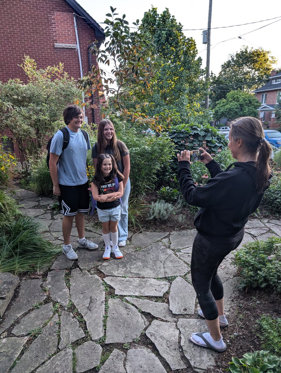 Lots of nervous excitement in the Loomis Household today as we head off to Grades 12, 10 and 2!