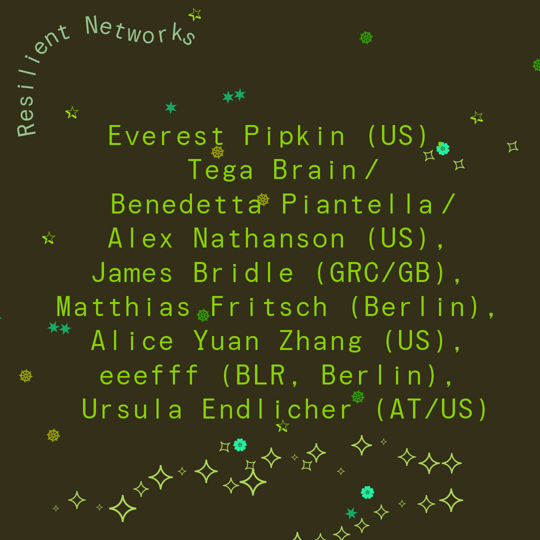 PankeGallery's tweet photo. Alt Nets - a group show
https://t.co/Wwkf1sDmeM
↝ @everestpipkin @tegabrain Benedetta Piantella, Alex Nathanson, James Bridle, Matthias Fritsch @aliceyuanzhang eeefff, Ursula Endlicher, Liaizon Wakest, Ola Bonati, Brendan Howell
↝ opening: 5 Sep
Curators: Noemi Garay, Sakrowski https://t.co/iWnZAHSXVs
