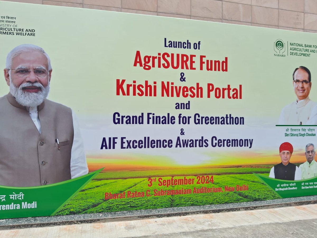 PmfmeD's tweet photo. #PMFME  #DSIIDC 3.9.24 को AgriSure Fund &amp; Krishi Nivesh Portal के launch program में PMFME Scheme की जागरूकता बढ़ाती टीम की झलकें। 
योजना को अधिक जानने के लिए, कृपया
https://t.co/IOAEOZepm5... पर क्लिक करें। और इस योजन
लाभ उठाने के लिए लॉगिन करें और अपने ऋण के लिए रजिस्टर करें। https://t.co/9OylXCSHLN