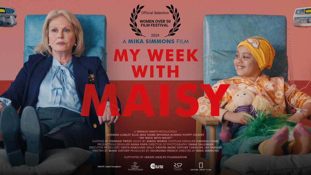It's a big 1 for <a href="/WO50FF/">Women Over 50 Film Festival</a> Their 10th anniversary 🎉 Congratulations! 10 years of championing the work of older women on screen &amp; behind the camera 💥 This edition will feature MY WEEK WITH MAISY. Online 7/09-7/10: wofff24.eventive.org/passes/buy 
In person 21/09: lewesdepot.org/wofff2024