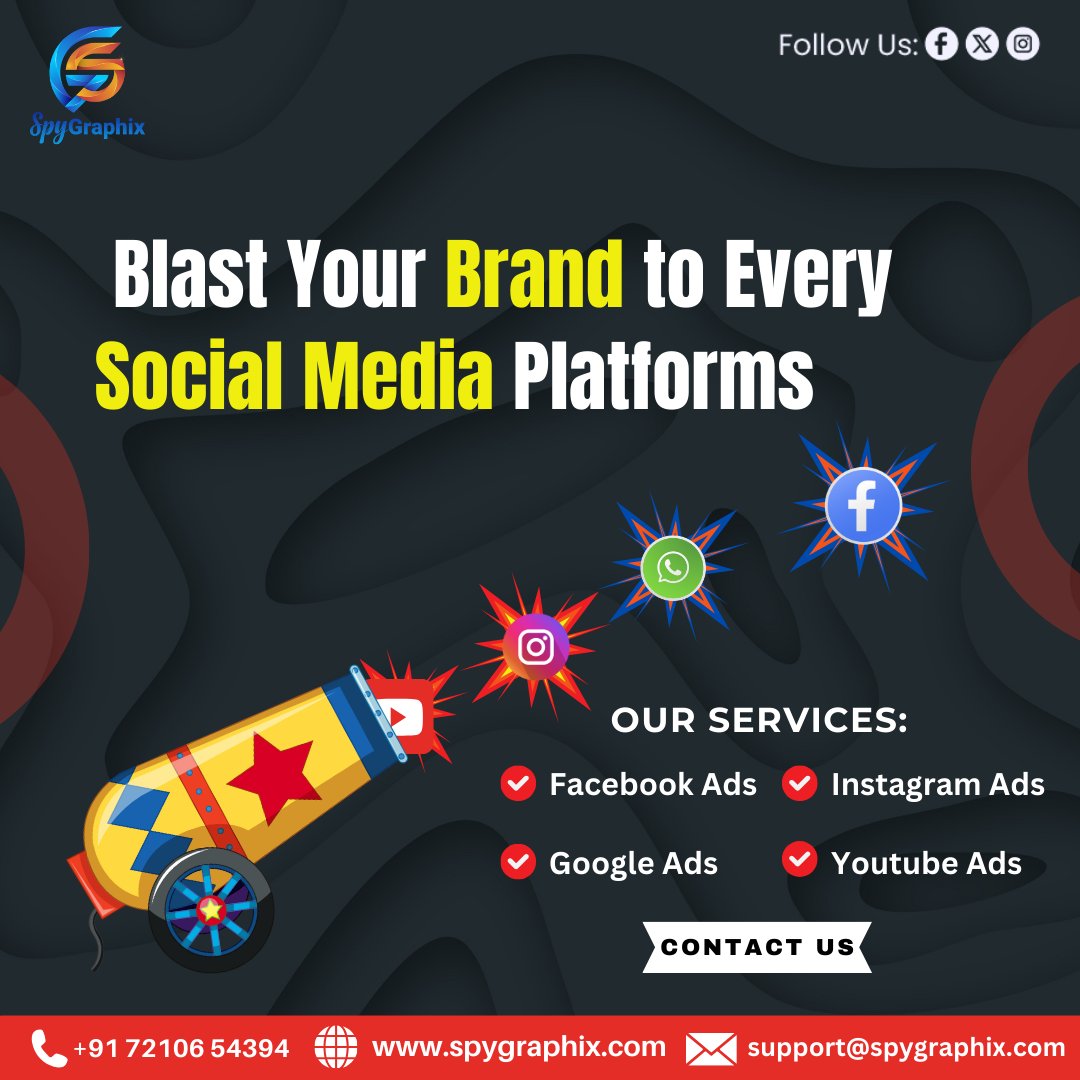 GraphixSpy34757's tweet image. Blast your Brand to Every Social Media Platforms

#branding #DigitalMarketing #brandingagencyexpert #spygraphix #seo #branding #brandingagency #brandingagencyindia #brandingagencyexpert #digitalmarketing #digitalmarketingtips #digitalmarketingagency