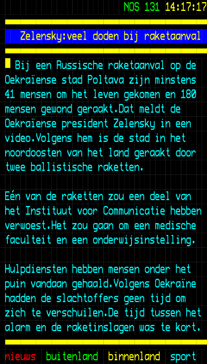 Zijn er nu nog steeds mensen die de Russische inval verdedigen?
Wat heeft Oekraïne de Rus aangedaan om dit te billijken?
Was er ook een soort '7 oktober' geval die Putler moet wreken? nos.nl/ttapp