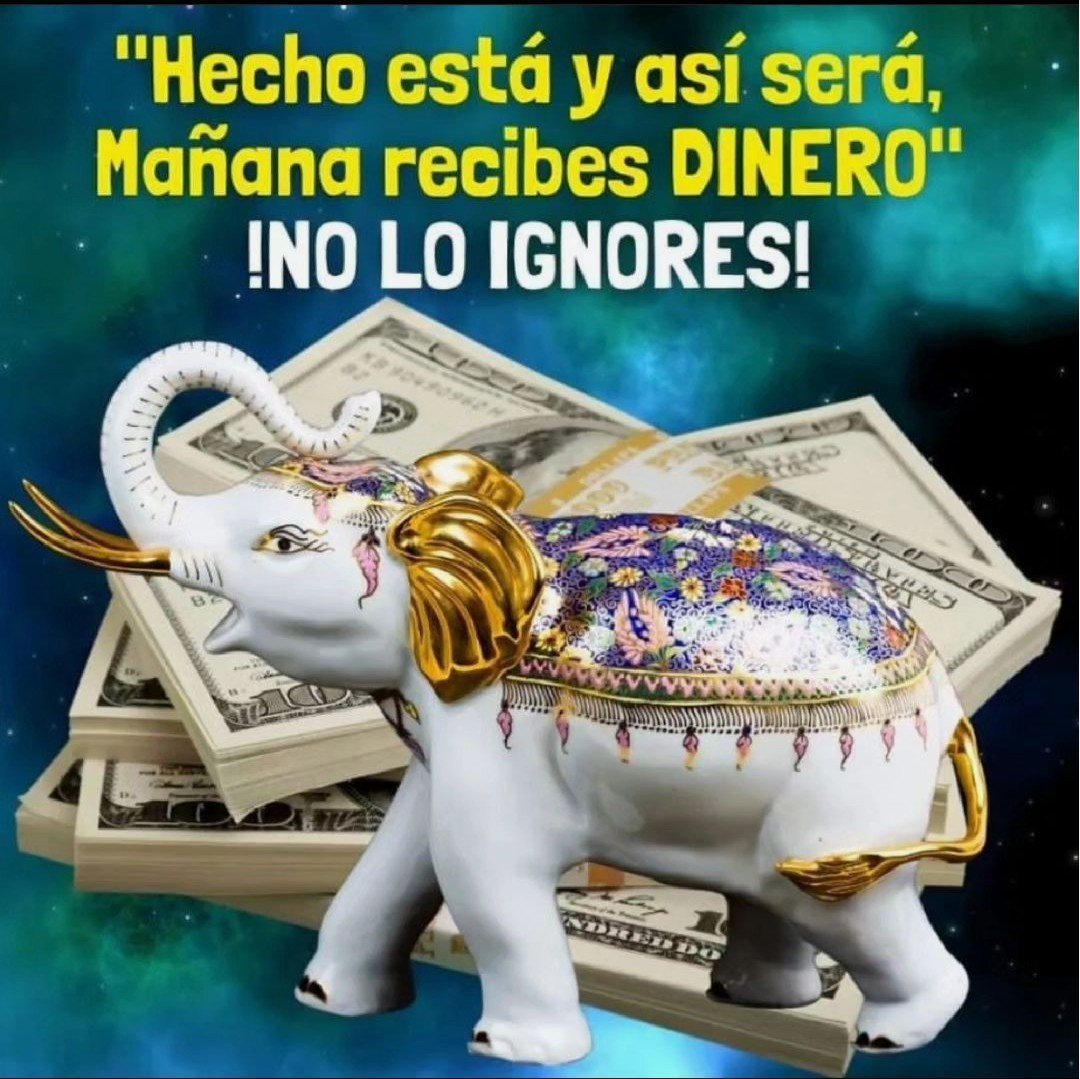 PiensaPositivoR's tweet photo. 🌟✨Vibro en Abundancia🌟✨

✨💰No lo igonores💰✨

🙏💰Decreta: HECHO ESTÁ💰🙏 https://t.co/Jw3IMN9BVC