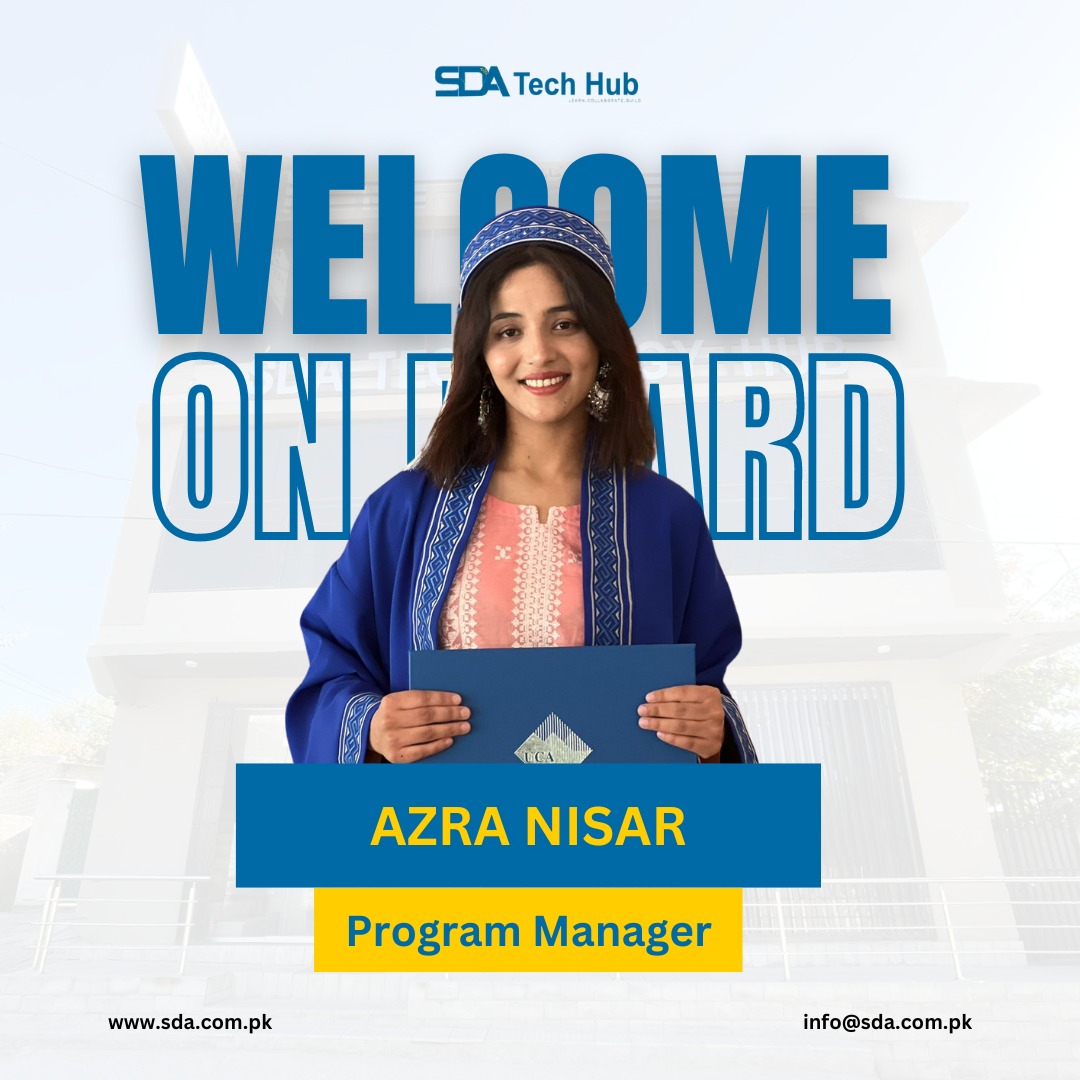 SDATecHub's tweet image. Welcome to the Team, Azra Nisar

We&apos;re so happy to welcome you as our Program Manager at SDA Technology Hub! Congratulations from all of us—we’re excited about the skills and ideas you’ll bring. We look forward to working together and achieving great things!

#SDAtechHub