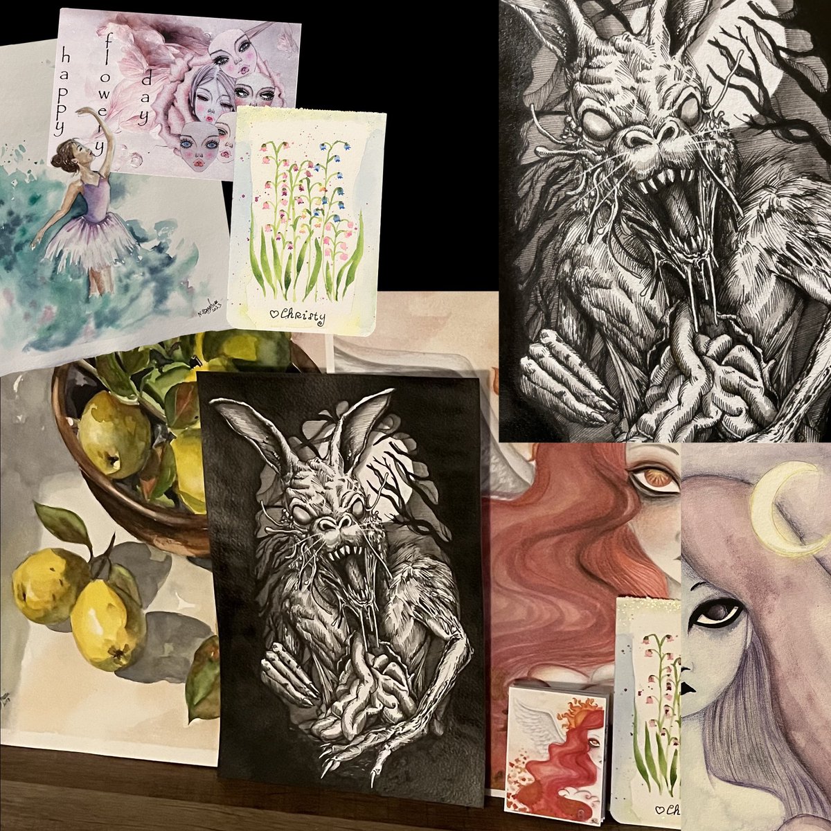 Chris (@chrisland1405) on Twitter photo Gm fam!!
The Rabbit Zombie Rage 1/1’s physical art has arrived and it’s so amazing !! Thank you my talented friend <a href="/aguilar_ve/">💀AGUILAR🔥</a> for sending it to me 🖤🫂!!! The details 🤌✨✨✨
My physical collection keeps growing 🥰 love them all @artnaz <a href="/FloLady_Ochie/">🌸FloLady🌸NFT NYC 2024🌸</a> <a href="/BlackentheRed/">🌛Yola BlackentheRed🌜 | Brewing new art</a> ❤️🔥🥹⤵️ Gm fam!!
The Rabbit Zombie Rage 1/1’s physical art has arrived and it’s so amazing !! Thank you my talented friend <a href="/aguilar_ve/">💀AGUILAR🔥</a> for sending it to me 🖤🫂!!! The details 🤌✨✨✨
My physical collection keeps growing 🥰 love them all @artnaz <a href="/FloLady_Ochie/">🌸FloLady🌸NFT NYC 2024🌸</a> <a href="/BlackentheRed/">🌛Yola BlackentheRed🌜 | Brewing new art</a> ❤️🔥🥹⤵️
