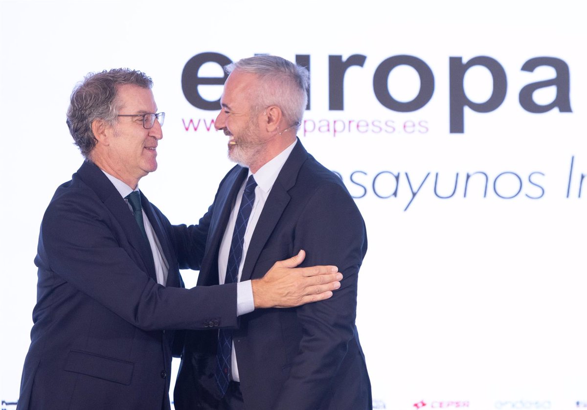 Feijóo avisa a Sánchez que proponer a Escrivá es "controlar e invadir" el Banco de España: "Con nosotros que no cuenten europapress.es/economia/macro…