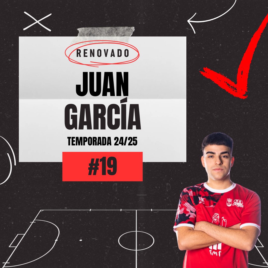 ⚠️ ¡RENOVACIÓN! ⚠️

Nuestro jugador zurdo 🦵🏽, Juan García, continuará una temporada más aportando pases de calidad 💯 y un tremendo golpeo 💥 con el que intentará aumentar su registro goleador. ⚽️✍🏽

#123campos #cdcampos