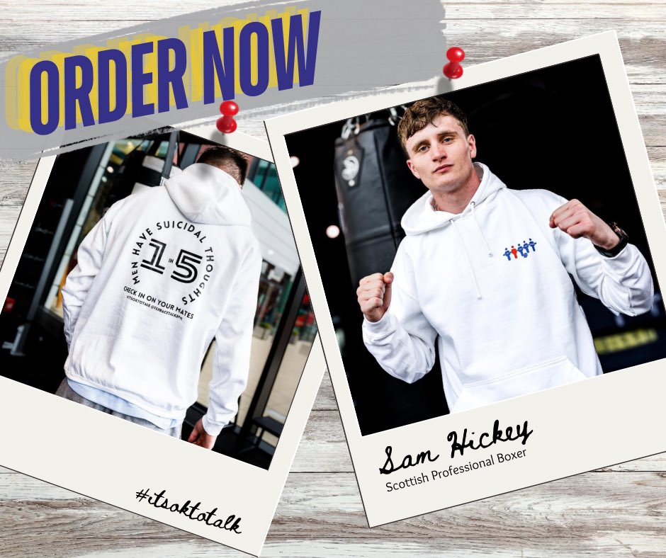 TerraceTalk3pm's tweet photo. 🛍️🛒 

Our shop is live to order the 1:5 Hoodie or T-Shirt. 

https://t.co/PGZktYIsyZ

#itsoktotalk #mensmentalhealth #MentalHealth #mentalhealthmatters https://t.co/xP6GqaJImm