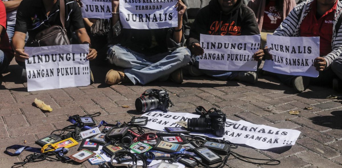 KKJ Kecam Kekerasan Aparat terhadap Jurnalis Saat Liput Aksi Tolak RUU Pilkada dlvr.it/TClqRC