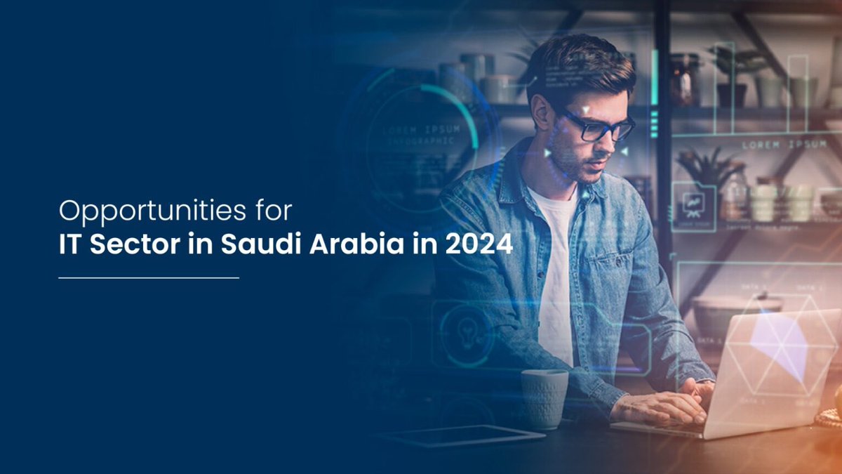 GLTRCORE's tweet photo. The IT sector of Saudi Arabia is ever-growing, and so are the opportunities as well! The region with a market size that is expected to reach $50.60 billion in 2024 and $76.05 billion by 2029. With a contribution of 4.1% to the GDP of the country. 
#IT #SaudiVision2030 #GLTRCORE https://t.co/Kh1HpjNVRV