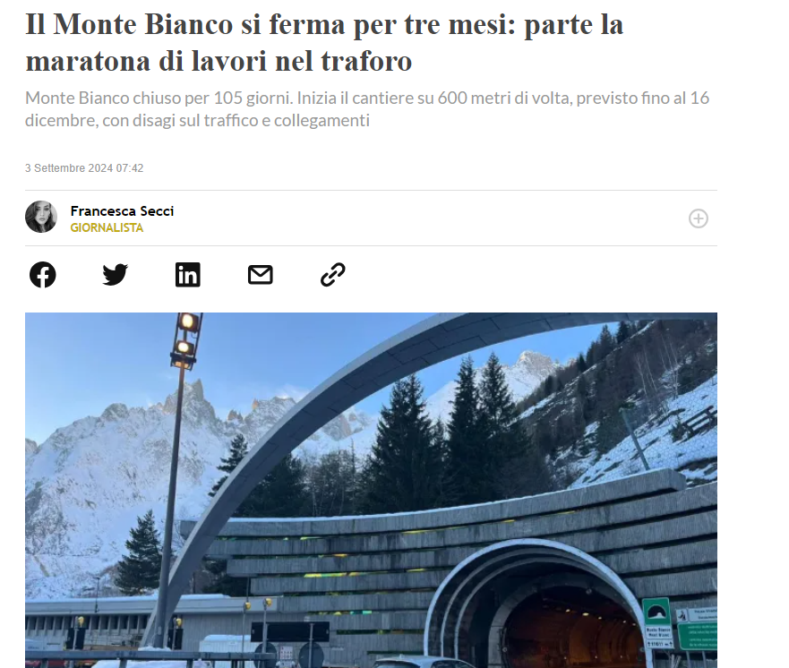 tgrcalabria's tweet photo. #autonomiadifferenziata La Galleria della #Limina 4km in ristrutturazione da 40 anni, quella del Sansinato (600m) da una dozzina, ma resterà chiusa per altri 18 mesi, il traforo del #MonteBianco, 11 KM se la caverà con 3 mesi di lavori #Catanzaro #Fiorita https://t.co/VPqIxx4ZQz