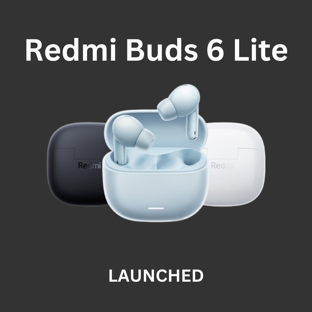 NaughtyPie_'s tweet photo. All new Redmi buds 6 lite has been launched!

#RedmiBuds6 #redmi #Xiaomi #earbuds #phone #tech https://t.co/DJiX3PglnA
