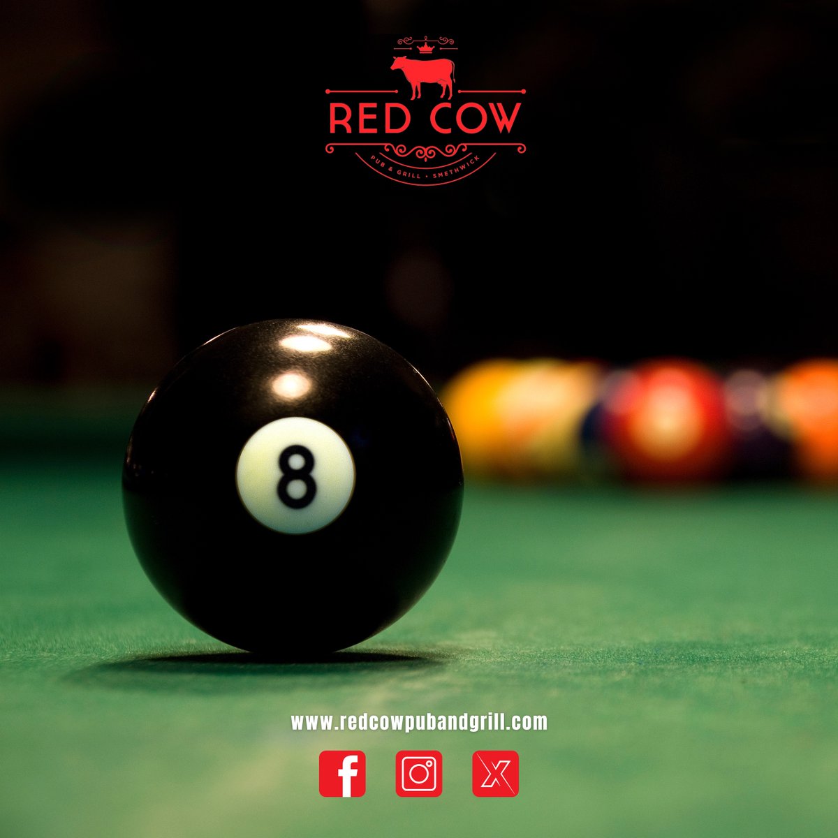 How About A Tuesday Game? 💭

Enjoy deliciously-authentic Indian food alongside our famous pool table, right here at the Red Cow. 🍴

Get in touch by calling 0121 558 0272 or visiting the link in our bio. 🔗