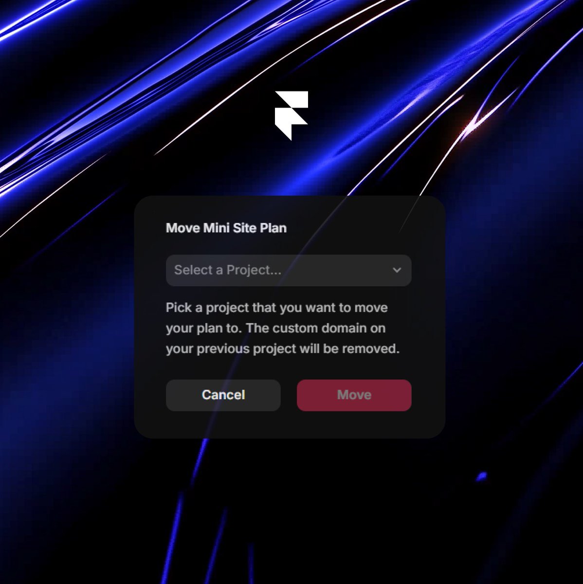 Did you know that you can transfer your <a href="/framer/">Framer</a> site plan between projects?

Just click "Plans" in the settings, tap three dots and select "Move plan"

Easy as that!